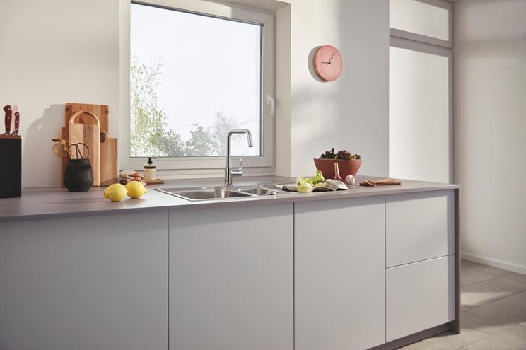 GROHE EUROSMART drezová batéria, sklopná pod okno, chróm 30618000 Obrázek - fotka