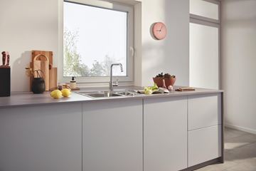 GROHE EUROSMART drezová batéria, sklopná pod okno, chróm 30618000 Obrázek - fotka