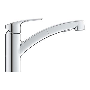 GROHE EUROSMART drezová batéria, s vyťahovacou sprškou, sklopná pod okno, chróm