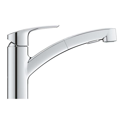 GROHE EUROSMART drezová batéria, s vyťahovacou sprškou, sklopná pod okno, chróm 1012320000 Obrázek - Hlavní obrázek
