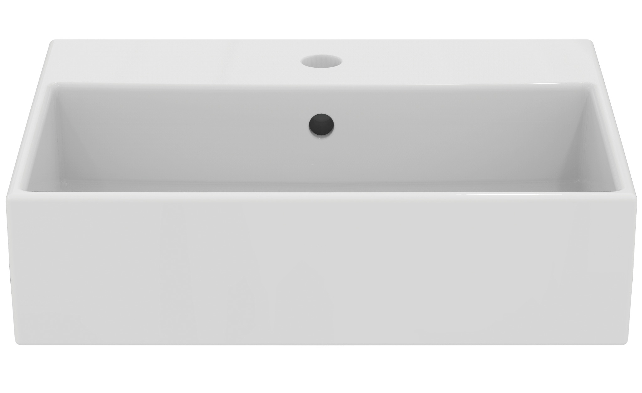 IDEAL STANDARD STRADA umývadlo na dosku 50 cm, s otvorom pre batériu a prepadom, Ideal Plus K0816MA Obrázek - fotka