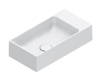 CATALANO PREMIUM umývadlo 50 cm, bez prepadu, Cataglaze+Silver Titanium 0220520001 Obrázek - fotka