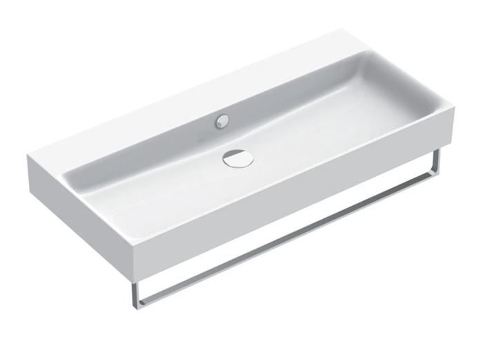 CATALANO PREMIUM umývadlo 100 cm, s prepadom, Cataglaze+Silver Titanium 0221000001 Obrázek - fotka