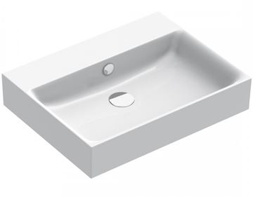 CATALANO PREMIUM umývadlo 60 cm, s prepadom, Cataglaze+Silver Titanium