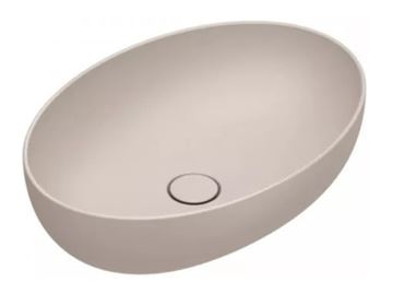 CATALANO SFERA umývadlová misa 60 cm, bez prepadu, Cataglaze+Silver Titanium, seta matt