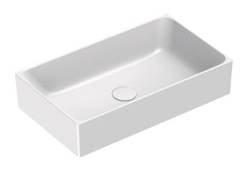 CATALANO PREMIUM umývadlo na dosku 60 cm, bez prepadu, Cataglaze+Silver Titanium