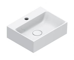 CATALANO PREMIUM umývadlo 40 cm, s otvorom pre batériu, bez prepadu, Cataglaze+Silver Titanium