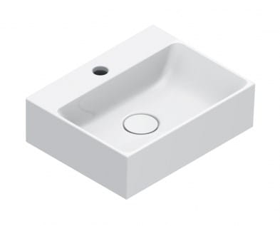 CATALANO PREMIUM umývadlo 40 cm, s otvorom pre batériu, bez prepadu, Cataglaze+Silver Titanium 0220421001 Obrázek - Hlavní obrázek