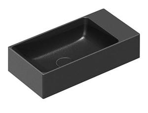 CATALANO PREMIUM umývadlo 40 cm, bez prepadu, Cataglaze+Silver Titanium, matná čierna