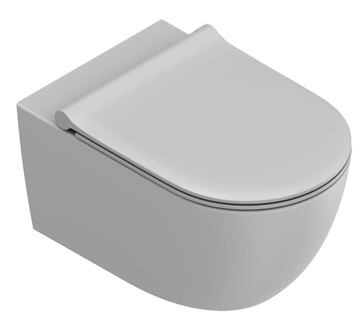 CATALANO SFERA závesné WC, Silentech 2.0 splachovanie, Cataglaze+Silver Titanium, matný cement
