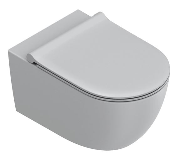 CATALANO SFERA závesné WC, Silentech 2.0 splachovanie, Cataglaze+Silver Titanium, matný cement 0511750023 Obrázek - Hlavní obrázek