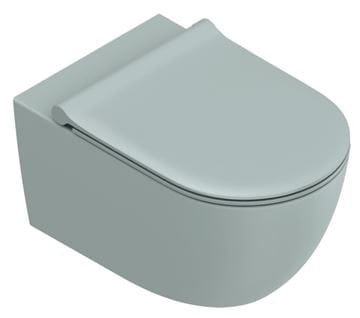CATALANO SFERA závesné WC, Silentech splachovanie, Cataglaze+Silver Titanium, acqua matt