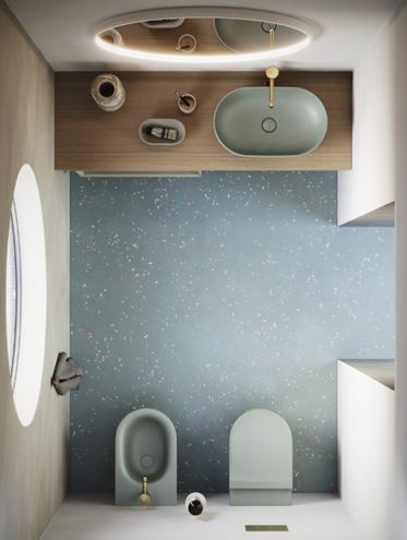 CATALANO SFERA WC sedadlo Slim, SoftClose, acqua matt 0551250028 Obrázek - fotka