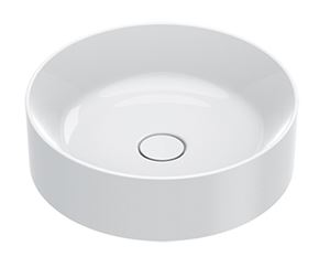 CATALANO ZERO umývadlová misa 45 cm, bez prepadu, Cataglaze+Silver Titanium