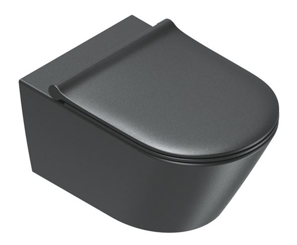 CATALANO WC sedátko Slim, SoftClose, matná čierna SCSTPNNS Obrázek - fotka