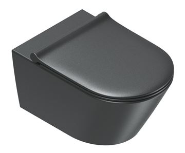 CATALANO WC sedátko Slim, SoftClose, matná čierna SCSTPNNS Obrázek - fotka