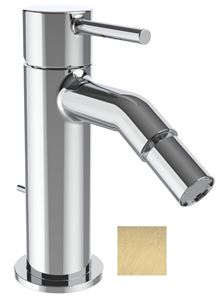 CONCEPT 300 ROUND umývadlová stojanková batéria, s odtokovou súpravou, PVD, brushed gold brass 