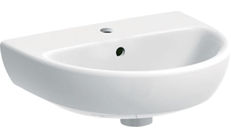 GEBERIT SELNOVA umývadielko 50 cm, s otvorom pre batériu a prepadom 500.295.01.7 Obrázek - Hlavní obrázek
