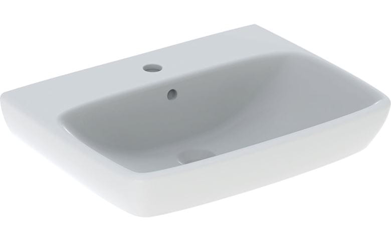 GEBERIT SELNOVA SQUARE umývadlo 60 cm, s otvorom pre batériu a prepadom 500.300.01.7 Obrázek - Hlavní obrázek