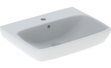 GEBERIT SELNOVA SQUARE umývadlo 60 cm, s otvorom pre batériu a prepadom
