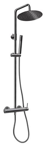 NOVASERVIS FERRO CIRICULUS sprchový set s batériou, horná sprcha, ručná sprcha, tyč, hadica, gun metal NP85-BCK7UGM Obrázek - Hlavní obrázek