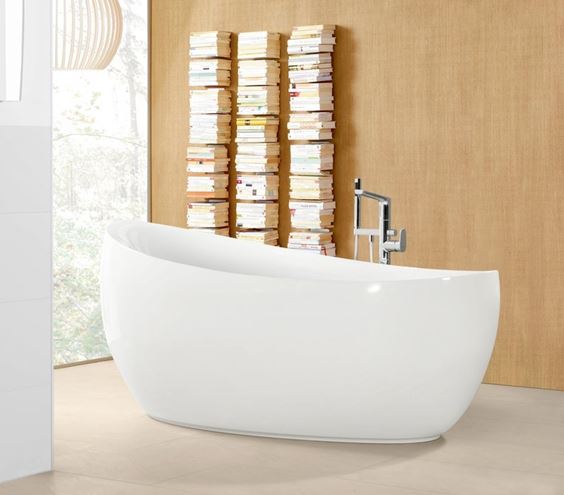 VILLEROY & BOCH AVEO voľne stojaca vaňa 190x95 cm, quaryl, biela alpín UBQ194AVE9W1V-01 Obrázek - fotka