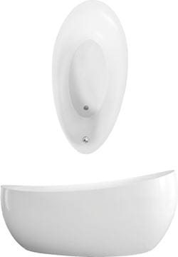 VILLEROY & BOCH AVEO voľne stojaca vaňa 190x95 cm, quaryl, biela alpín UBQ194AVE9W1V-01 Obrázek - fotka