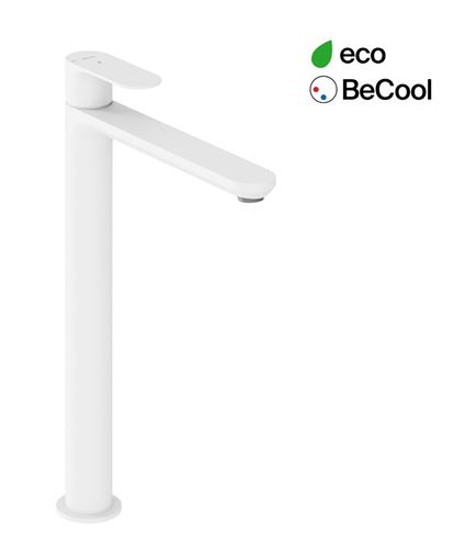 RAVAK ELEGANTA umývadlová stojanková batéria, EcoFlow, BeCool, matná biela X070420 Obrázek - fotka
