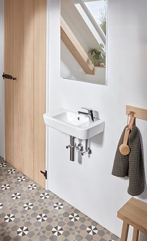 VILLEROY & BOCH O.NOVO umývadlo 50 cm, s otvorom pre batériu vpravo a prepadom, alpská biela 4342R501 Obrázek - fotka