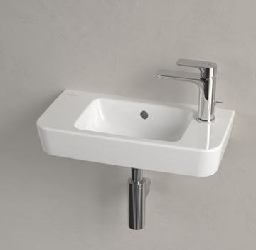 VILLEROY & BOCH O.NOVO umývadlo 50 cm, s otvorom pre batériu vpravo a prepadom, alpská biela 4342R501 Obrázek - fotka