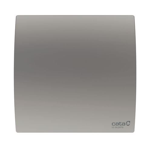 CATA UC 10 SILENTIS HYGRO axiálny ventilátor 96,6 mm, nástenný/stropný, s časovačom, čidlom vlhkosti a spätnou klapkou, strieborná 01221200 Obrázek - Hlavní obrázek