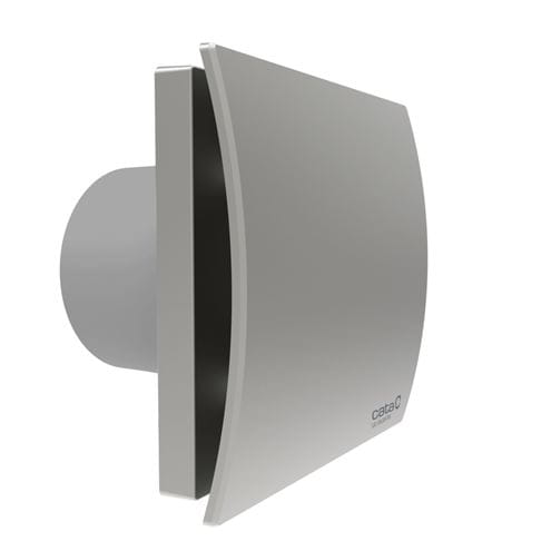 CATA UC 10 SILENTIS HYGRO axiálny ventilátor 96,6 mm, nástenný/stropný, s časovačom, čidlom vlhkosti a spätnou klapkou, strieborná 01221200 Obrázek - fotka