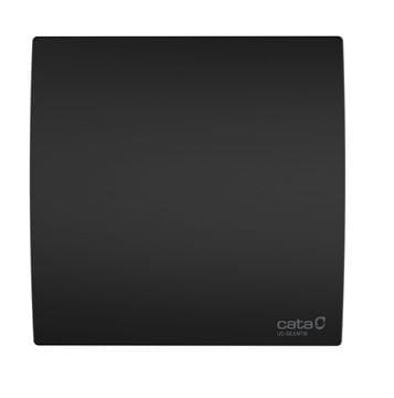 CATA UC 10 SILENTIS BLACK axiálny ventilátor 96,6 mm, nástenný/stropný, so spätnou klapkou, čierna