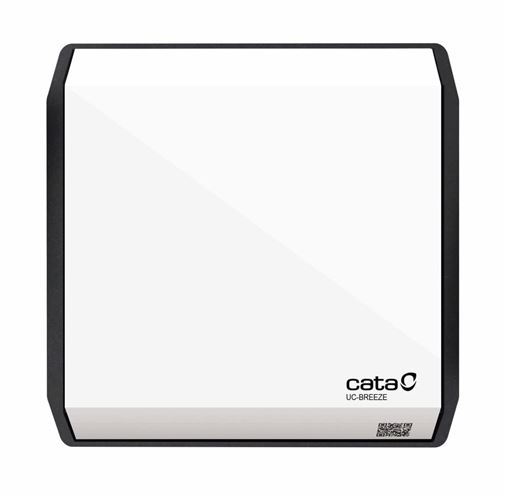 CATA UC 10 BREEZE ANTHRACITE axiálny ventilátor 96,6 mm, nástenný/stropný, so spätnou klapkou, mix farieb 01233000 Obrázek - Hlavní obrázek