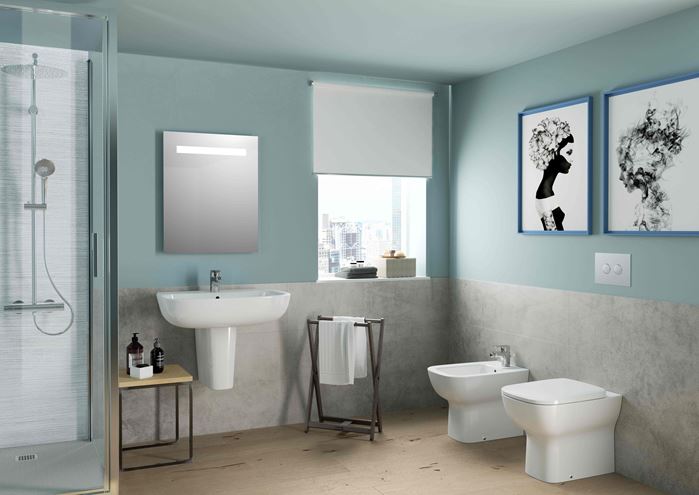 IDEAL STANDARD MIRROR & LIGHT zrkadlo 60x70 cm, s osvetlením, s vyhrievaním T3340BH Obrázek - fotka