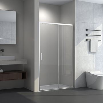 EASY+ sprchové dvere 120x195 cm, posuvné, bright alu/sklo transparent EASDS0120BATR Obrázek - fotka