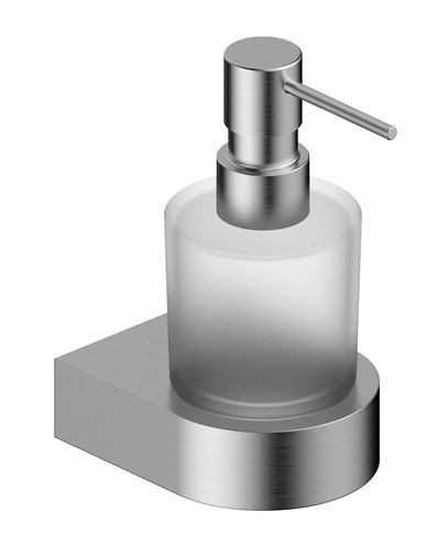 EASY+ dávkovač tekutého mydla 200 ml, nástenný, sklo, brúsená nerez oceľ EASP989-BS Obrázek - Hlavní obrázek