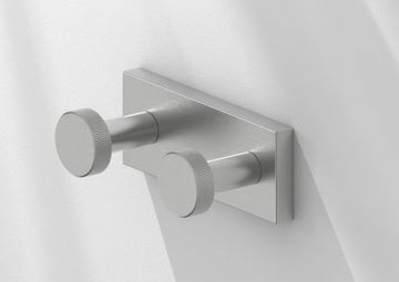 EASY+ STYLE dvojháčik na uteráky, brúsená nerez  EASP153-BS Obrázek - fotka