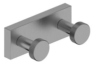 EASY+ STYLE dvojháčik na uteráky, gun metal 