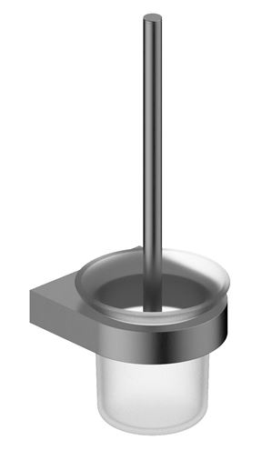 EASY+ WC kefa, nástenná, sklo, gun metal EASP994-GM Obrázek - Hlavní obrázek