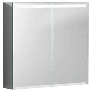 GEBERIT OPTION zrkadlová skrinka 75x70x15 cm, osvetlenie, s vypínačom a el. zásuvkou