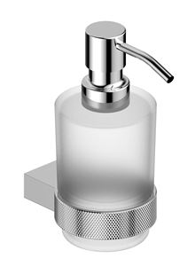 EASY+ STYLE dávkovač tekutého mydla 200 ml, nástenný, sklo, chróm