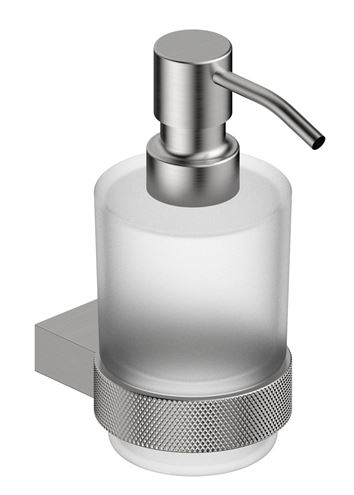 EASY+ STYLE dávkovač tekutého mydla 200 ml, nástenný, sklo, brúsená nerez oceľ EASP189-BS Obrázek - Hlavní obrázek