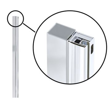 EASY+ nastavovací profil 30x1950 mm, k sprchovacím kútom, bright alu EASBPN30BA Obrázek - fotka