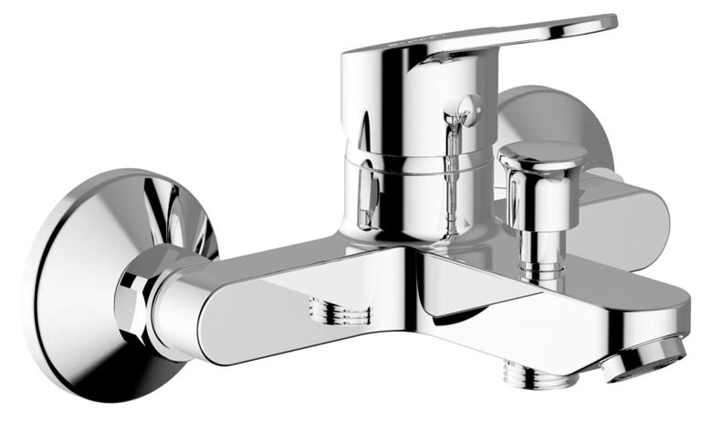 EASY NEW vaňová nástenná batéria, s prepínačom, chróm EA554.5N Obrázek - Hlavní obrázek