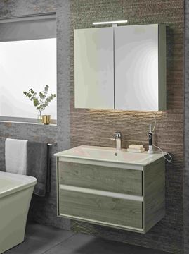 IDEAL STANDARD MIRROR & LIGHT PANDORA LED svietidlo na zrkadlo, 5700 K, 880 lm, 8 W, 308 mm, chróm T320967 Obrázek - fotka