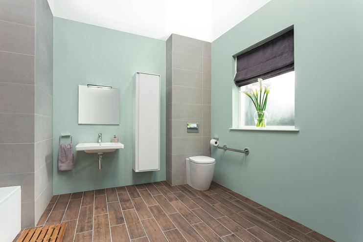 IDEAL STANDARD CONNECT AIR vysoká skrinka 40x30x160 cm, 1 dvierka, matná biela/lesklá biela E0832B2 Obrázek - fotka