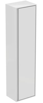 IDEAL STANDARD CONNECT AIR vysoká skrinka 40x30x160 cm, 1 dvierka, matná biela/lesklá biela