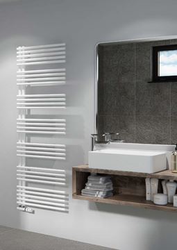 CONCEPT 200 FINGRA kúpeľňový radiátor 1774/600, klasické pripojenie, snehovo biela RAL9016 CFN17740600SK015017 Obrázek - fotka