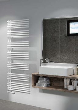 CONCEPT 200 FINGRA kúpeľňový radiátor 1246/600, klasické pripojenie, snehovo biela RAL9016 CFN12460600SK015017 Obrázek - fotka